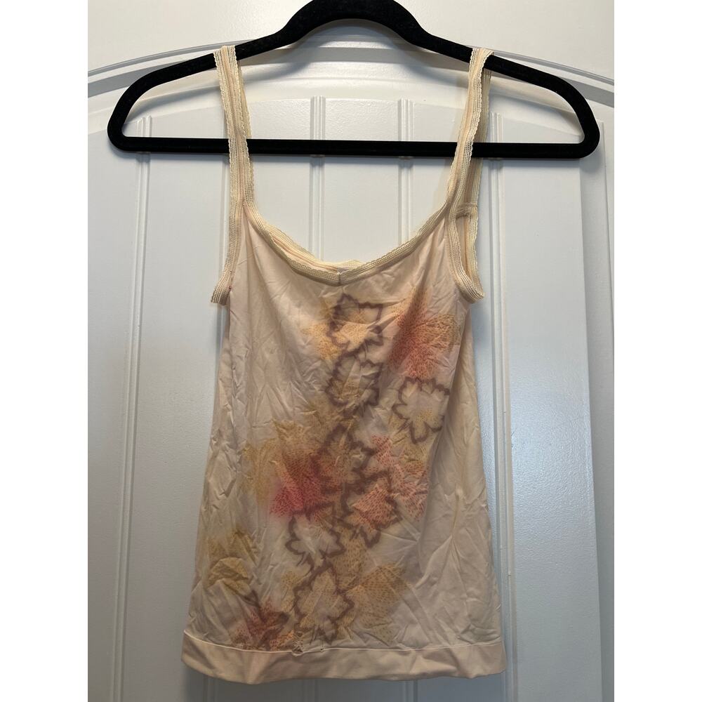 Gap Body Women’s Floral Seamless Comfort Cami‎ Pullover Tank Top Size M/L Beige